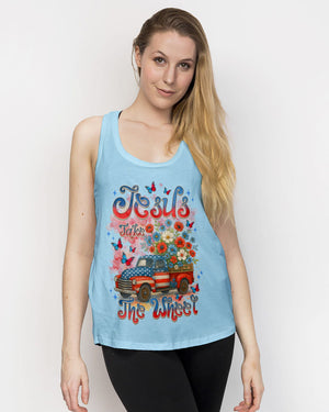 Jesus Take The Wheel Women's All Over Print Shirt - Tlnz1205252