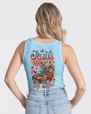 Jesus Take The Wheel Women's All Over Print Shirt - Tlnz1205252