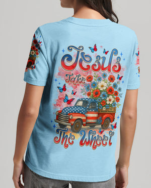 Jesus Take The Wheel Women's All Over Print Shirt - Tlnz1205252