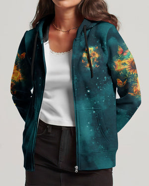 I Believe In God Cross Sunflower Women's All Over Print Shirt - Tlnz1303242
