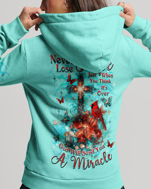 God Will Send You A Miracle Cardinal Women's All Over Print Shirt - Tlnz1412243