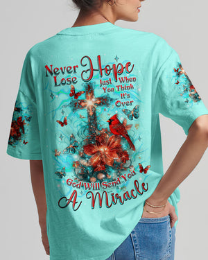 God Will Send You A Miracle Cardinal Women's All Over Print Shirt - Tlnz1412243