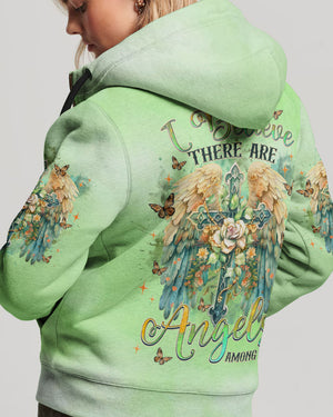 I Believe There Are Angels Among Us Women's All Over Print Shirt - Tlnz1510243