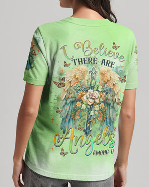 I Believe There Are Angels Among Us Women's All Over Print Shirt - Tlnz1510243