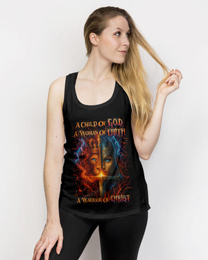 A Child Of God A Woman Of Faith Women's All Over Print Shirt - Tlnz1606254