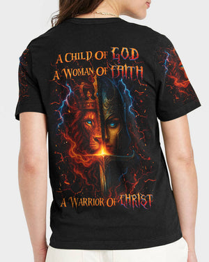 A Child Of God A Woman Of Faith Women's All Over Print Shirt - Tlnz1606254