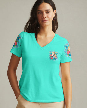 I Love Horses And Believe In Jesus Women's All Over Print Shirt - Tlnz1807254