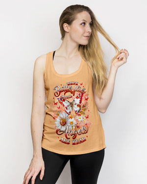 When Butterflies Appear Angels Are Near Women's All Over Print Shirt - Tlnz1812243