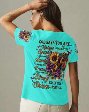 God Says You Are Horses Women's All Over Print Shirt - Tlnz2307253