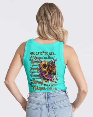 God Says You Are Horses Women's All Over Print Shirt - Tlnz2307253
