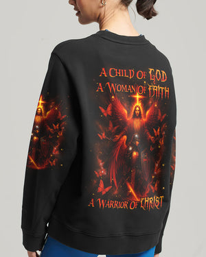 A Child Of God A Woman Of Faith Warrior Women's All Over Print Shirt - Tlnz2507253