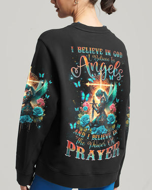 I Believe In God I Believe In Angels Warrior Women's All Over Print Shirt - Tlnz2604245