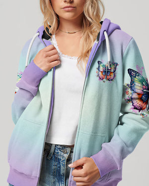 God Says You Are Cross Butterfly Women's All Over Print Shirt - Tlnz2802241