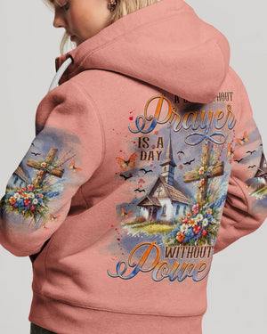A Day Without Prayer Is A Day Without Power Women's All Over Print Shirt - Tlnz2805243