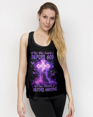 She Who Kneels Before God Warrior Women's All Over Print Shirt - Tlnz2910244