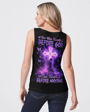 She Who Kneels Before God Warrior Women's All Over Print Shirt - Tlnz2910244