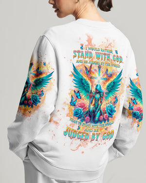 I Would Rather Stand With God Warrior Women's All Over Print Shirt - Tlpq0204243