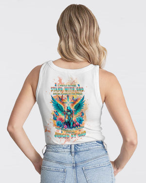 I Would Rather Stand With God Warrior Women's All Over Print Shirt - Tlpq0204243