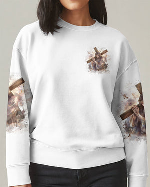 Not All Superheroes Wear Capes Mine Wore A Cross Women's All Over Print Shirt - Tlpq0211242