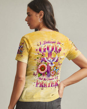 I Believe In God Dove Women's All Over Print Shirt - Tlpq1008241