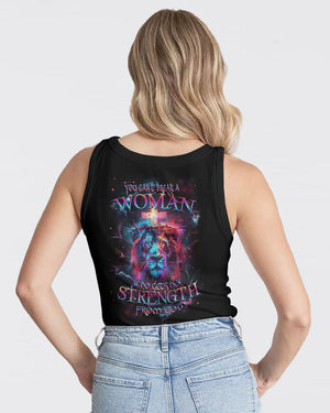 You Can't Break A Woman Lion Women's All Over Print Shirt - Tlpq1204241