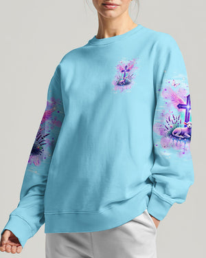 When God Steps In Miracles Happen Lamb Women's All Over Print Shirt - Tlpq2106241