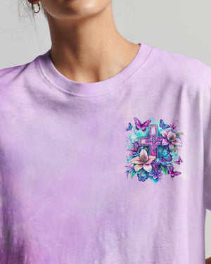 Way Maker Miracle Worker Cross Lilies Women's All Over Print Shirt - Tltr0206254