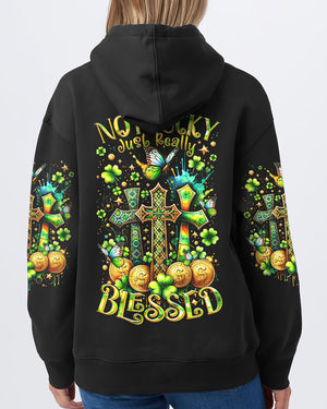 Not Lucky Just Really Blessed Patrick's Day Women's All Over Print Shirt - Tltr0301244