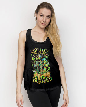 Not Lucky Just Really Blessed Patrick's Day Women's All Over Print Shirt - Tltr0301244