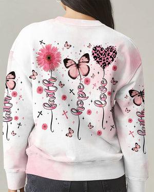Faith Hope Love Women's All Over Print Shirt - Tltr0403252