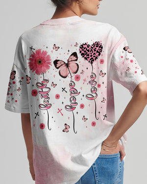 Faith Hope Love Women's All Over Print Shirt - Tltr0403252