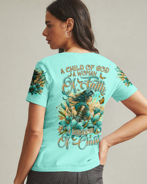 A Child Of God A Woman Of Faith Women's All Over Print Shirt - Tltr0412244