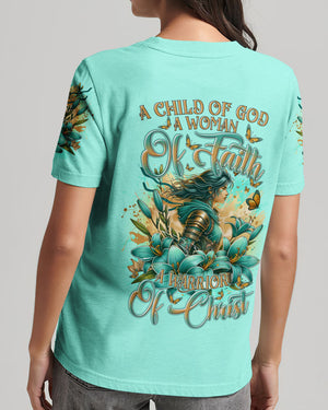 A Child Of God A Woman Of Faith Women's All Over Print Shirt - Tltr0412244
