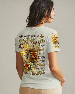 Jesus Dropped The Charges Lion Women's All Over Print Shirt - Tltr0509245