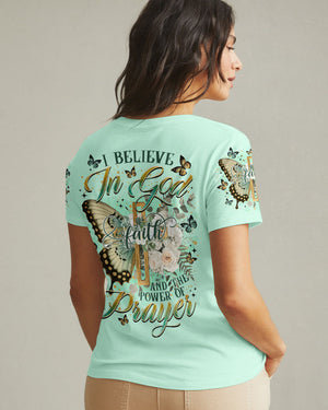 I Believe In God Butterfly Women's All Over Print Shirt - Tltr0612243