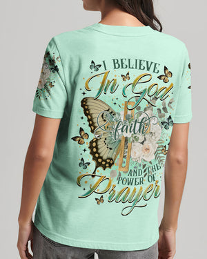 I Believe In God Butterfly Women's All Over Print Shirt - Tltr0612243