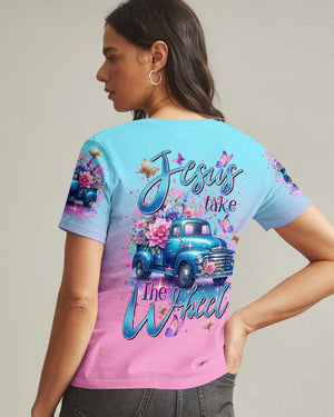 Jesus Take The Wheel Women's All Over Print Shirt - Tltr0802253