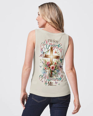 I've Got Angels Women's All Over Print Shirt - Tltr0811231