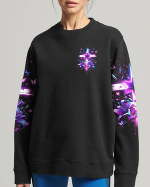 Even In Darkness Cross Lilies Women's All Over Print Shirt - Tltr1001245