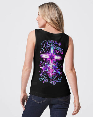 Even In Darkness Cross Lilies Women's All Over Print Shirt - Tltr1001245