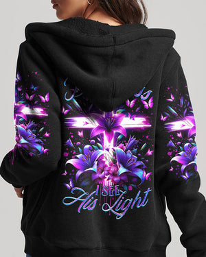 Even In Darkness Cross Lilies Women's All Over Print Shirt - Tltr1001245