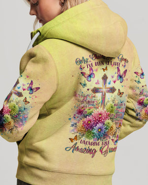 Unending Love Amazing Grace Flower Cross Women's All Over Print Shirt - Tltr1406241