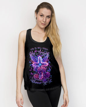 For He Will Order His Angels Women's All Over Print Shirt - Tltr1412242
