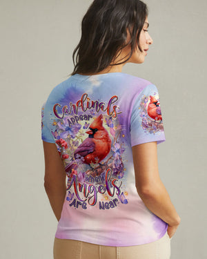 Cardinals Appear When Angels Are Near Women's All Over Print Shirt - Tltr1501253