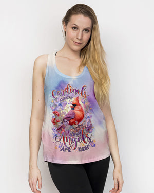 Cardinals Appear When Angels Are Near Women's All Over Print Shirt - Tltr1501253