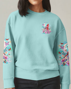 A Big Piece Of My Heart Lives In Heaven Cardinals Women's All Over Print Shirt - Tltr1601253