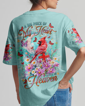 A Big Piece Of My Heart Lives In Heaven Cardinals Women's All Over Print Shirt - Tltr1601253