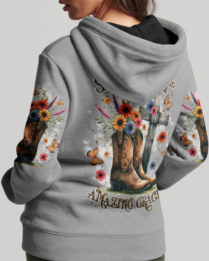 Saved By That Amazing Grace Women's All Over Print Shirt - Tltr1803253