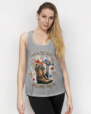 Saved By That Amazing Grace Women's All Over Print Shirt - Tltr1803253