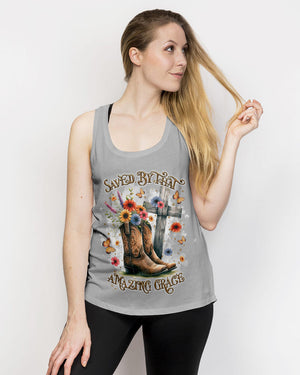 Saved By That Amazing Grace Women's All Over Print Shirt - Tltr1803253